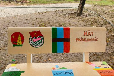 Hoạt động của chi đoàn trường Đông Hiệp chuẩn bị năm học mới.