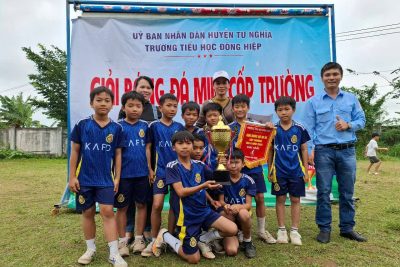 TỔ CHỨC GIẢI BÓNG ĐÁ MINI CẤP TRƯỜNG LẦN II NĂM 2025 HƯỚNG ĐẾN CÁC HOẠT ĐỘNG CHÀO MỪNG KỶ NIỆM 50 NĂM GIẢI PHÓNG HUYỆN TƯ NGHĨA