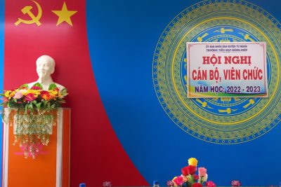 TỔ CHỨC THÀNH CÔNG HỘI NGHỊ CBVC NĂM HỌC 2022-2023